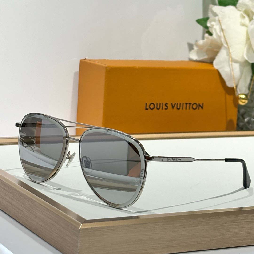 Louis Vuitton LV Super Vision Metal Pilot Sunglasses   Z2625U - EUR FASHION