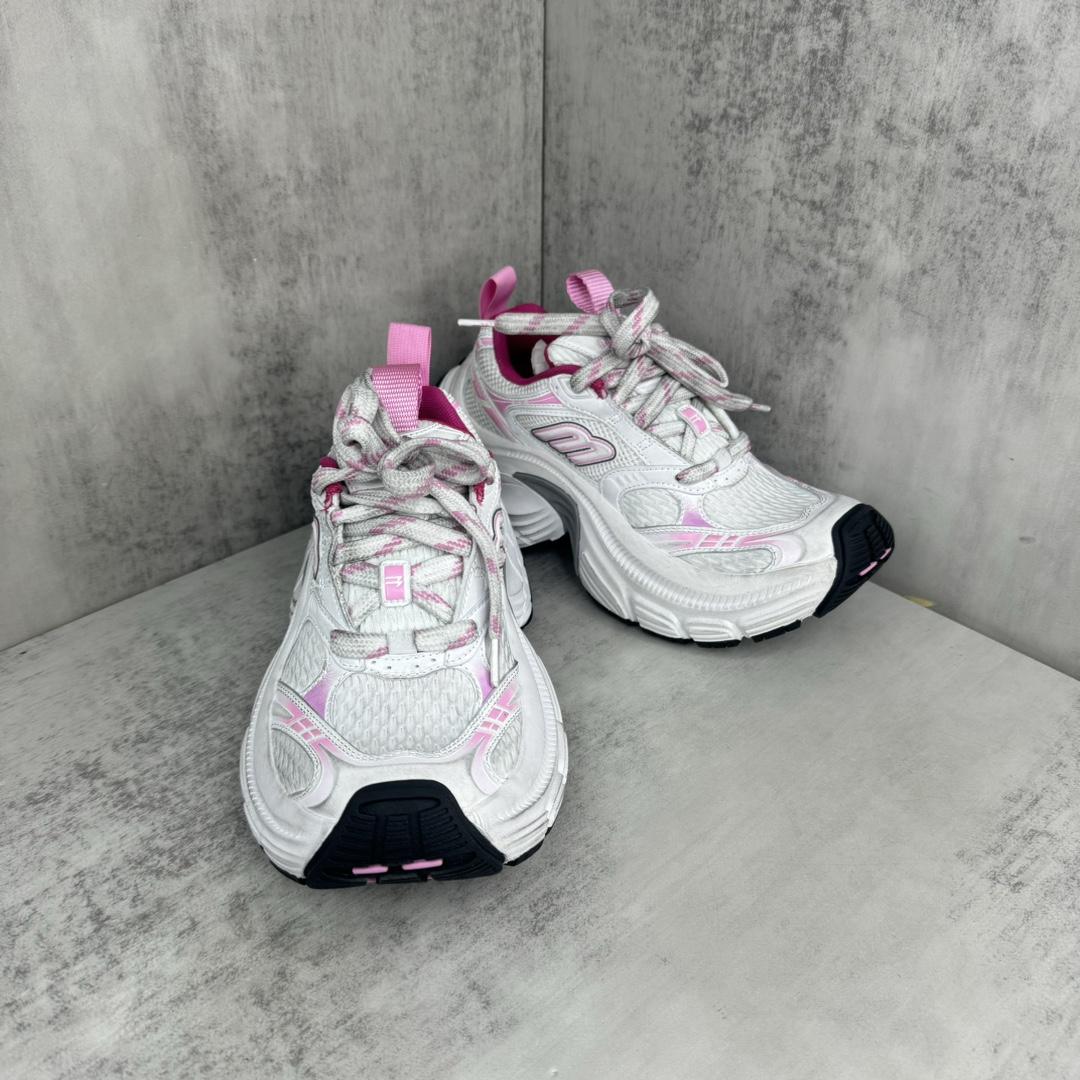 Balenciaga 6XL Sneaker In White, Light pink, Grey And Black - EUR FASHION