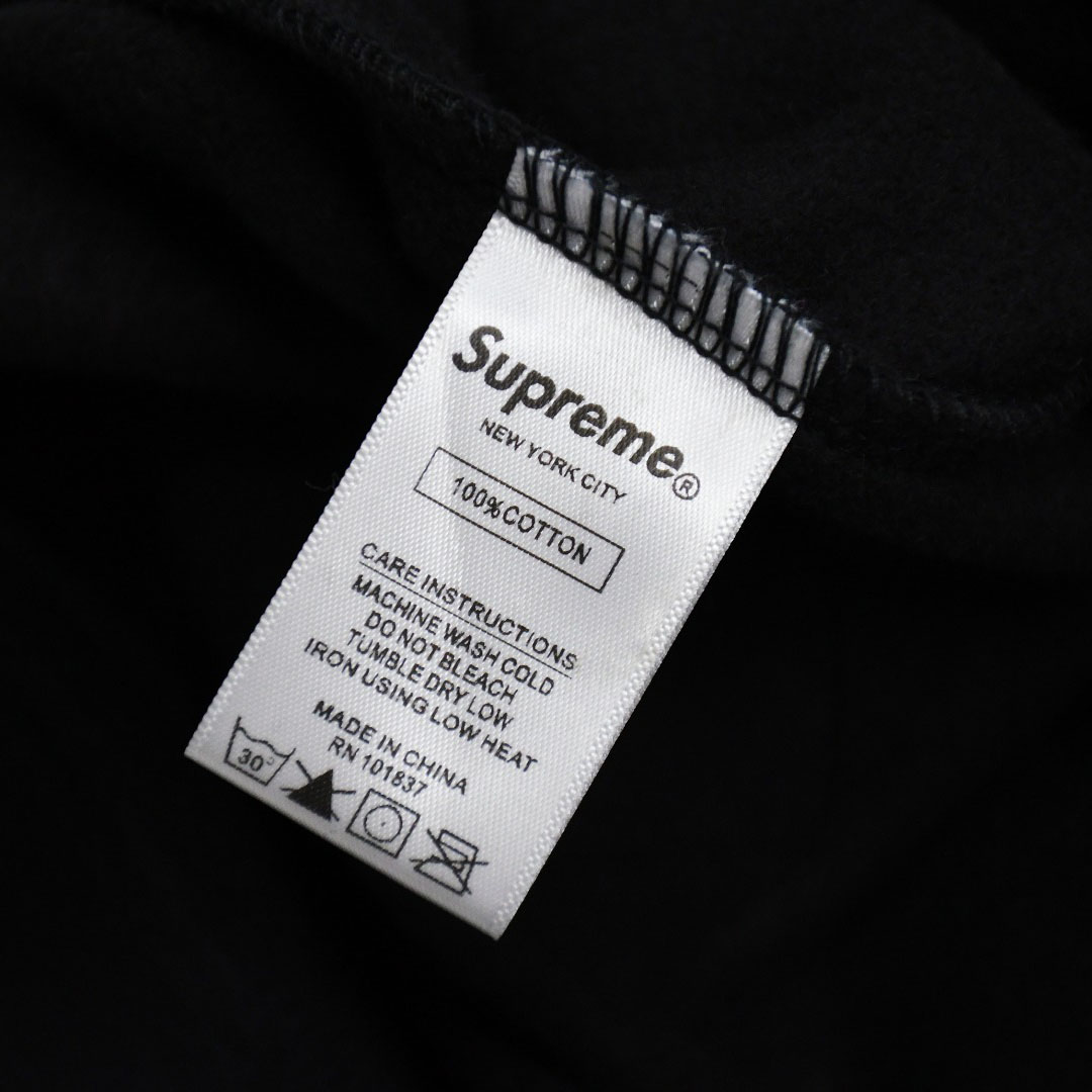 Supreme Kanji Logo Crewneck 'Black' - EUR FASHION