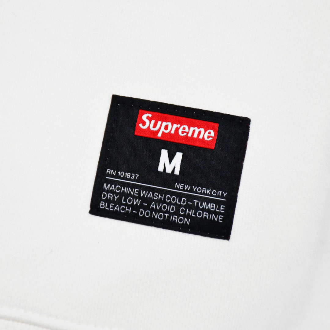 Supreme Kanji Logo Crewneck 'White' - EUR FASHION