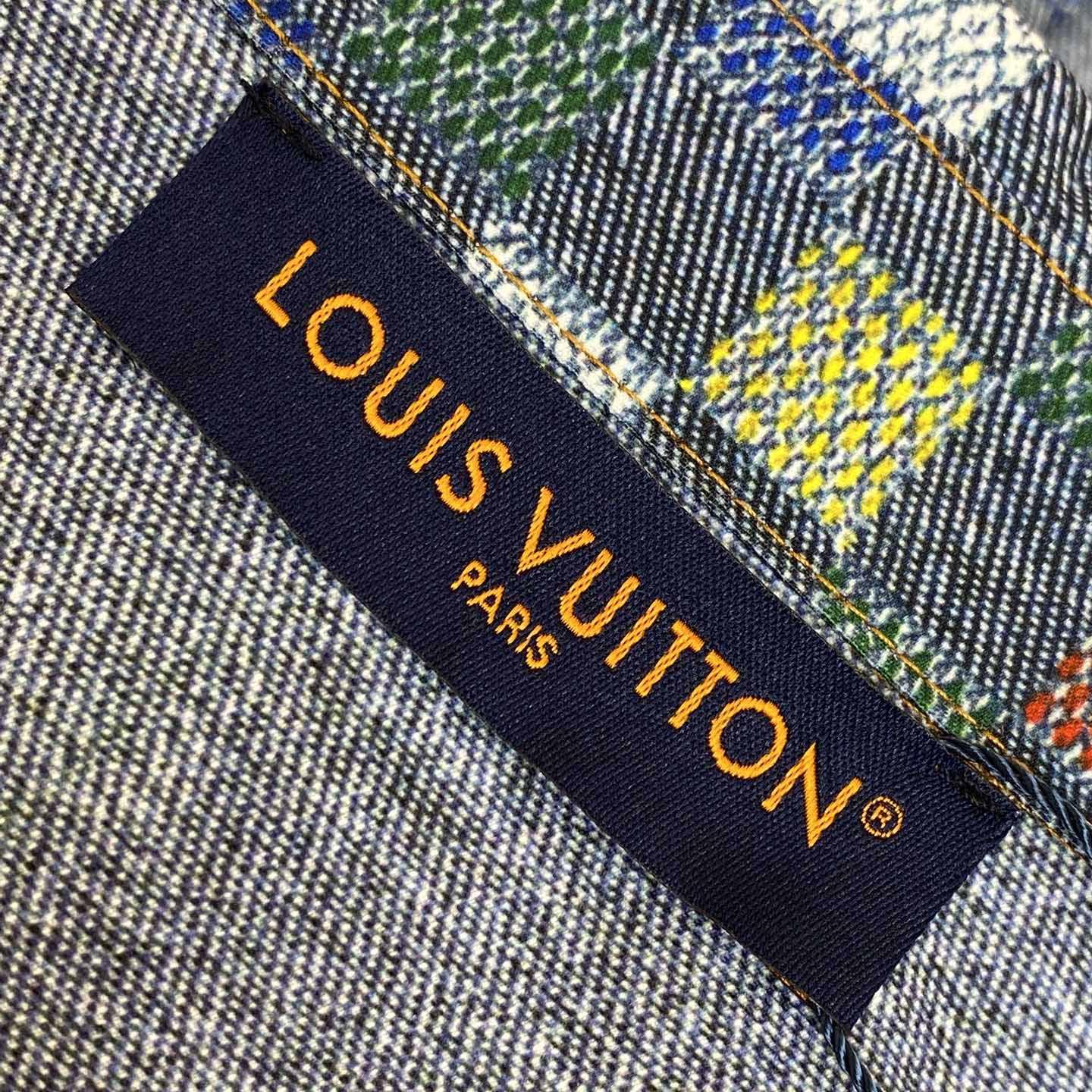 Louis Vuitton Damier Chambray Short-Sleeved Shirt  1AHCII - EUR FASHION