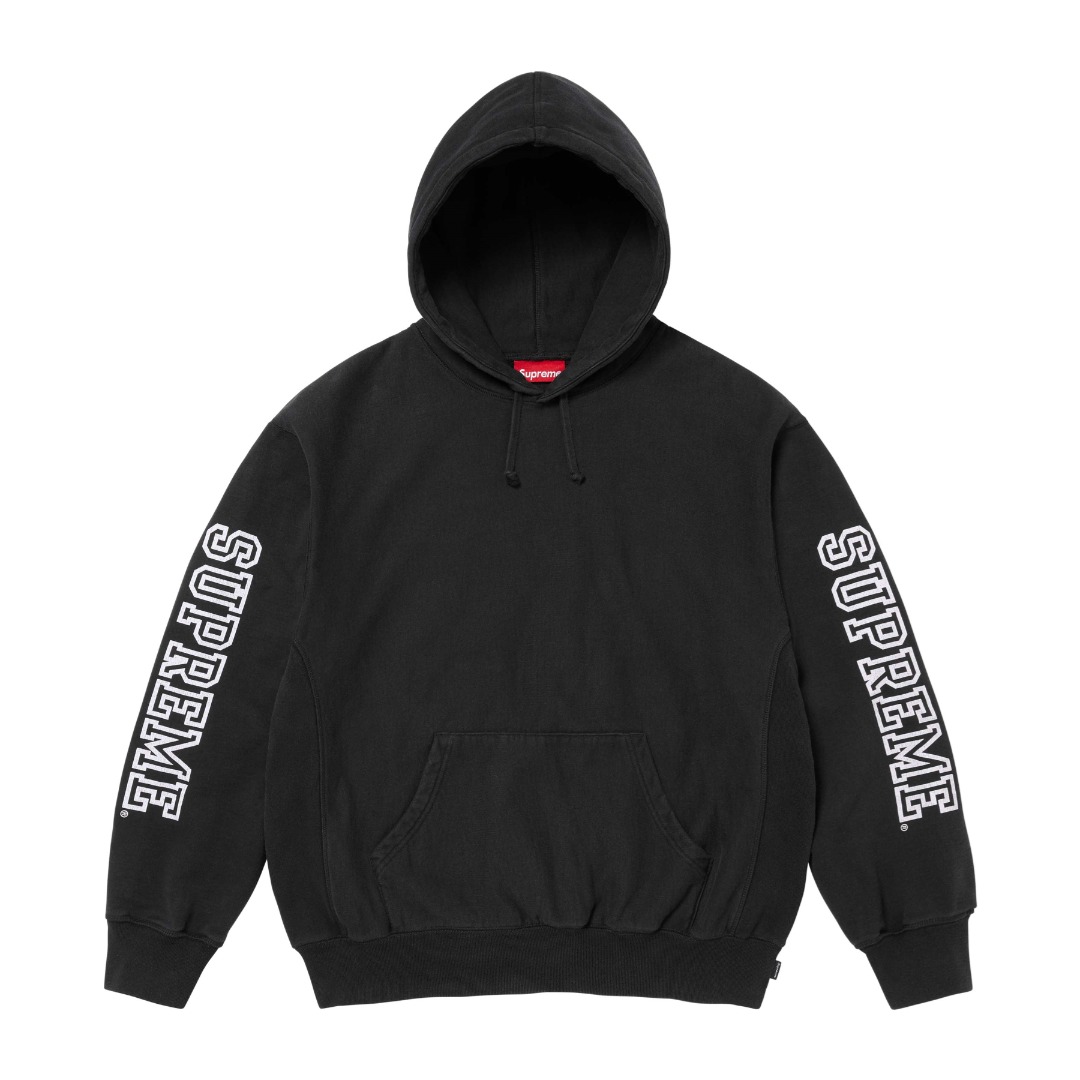 Supreme Collegiate Sleeve Hooded Sweatshirt  - EUR FASHION