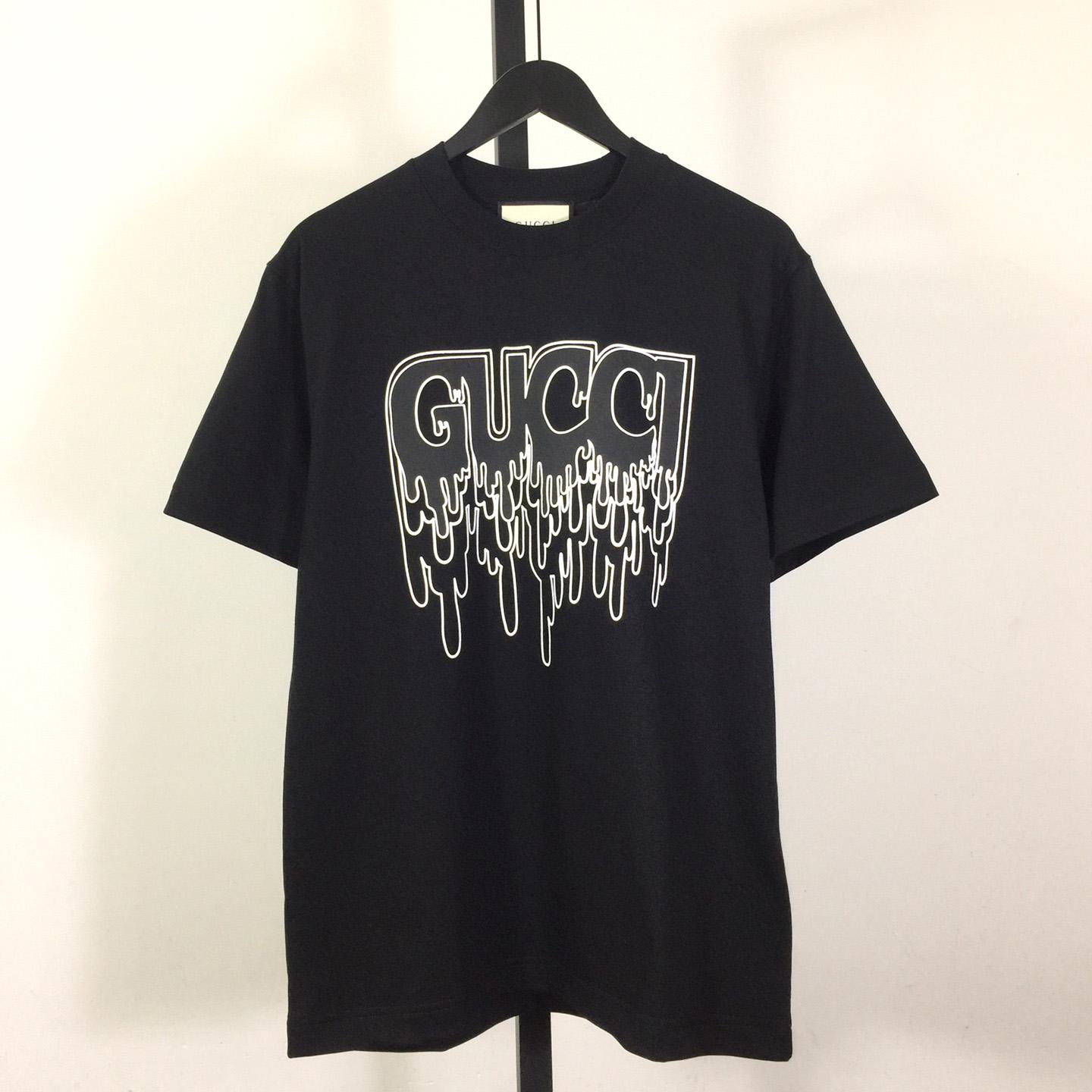 Gucci Cotton Jersey T-shirt With Print  - EUR FASHION