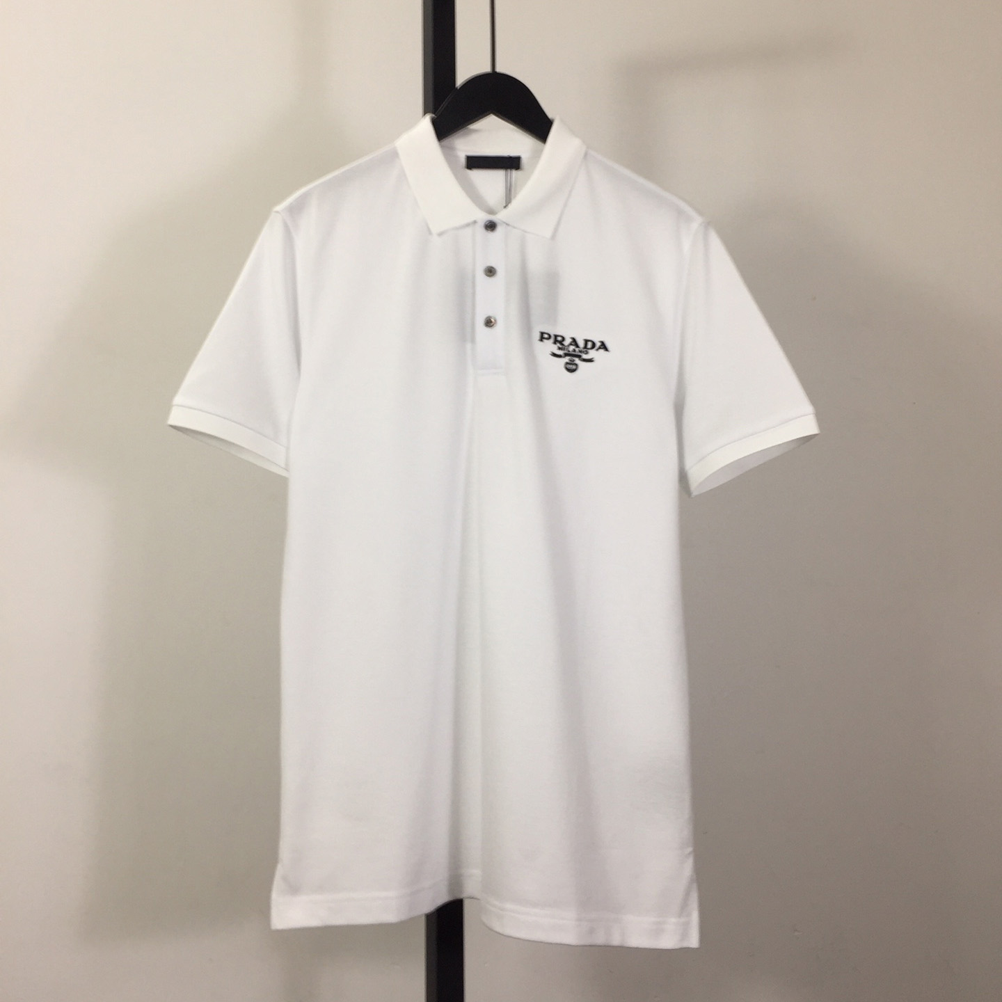 Prada Logo Cotton Polo Shirt - EUR FASHION