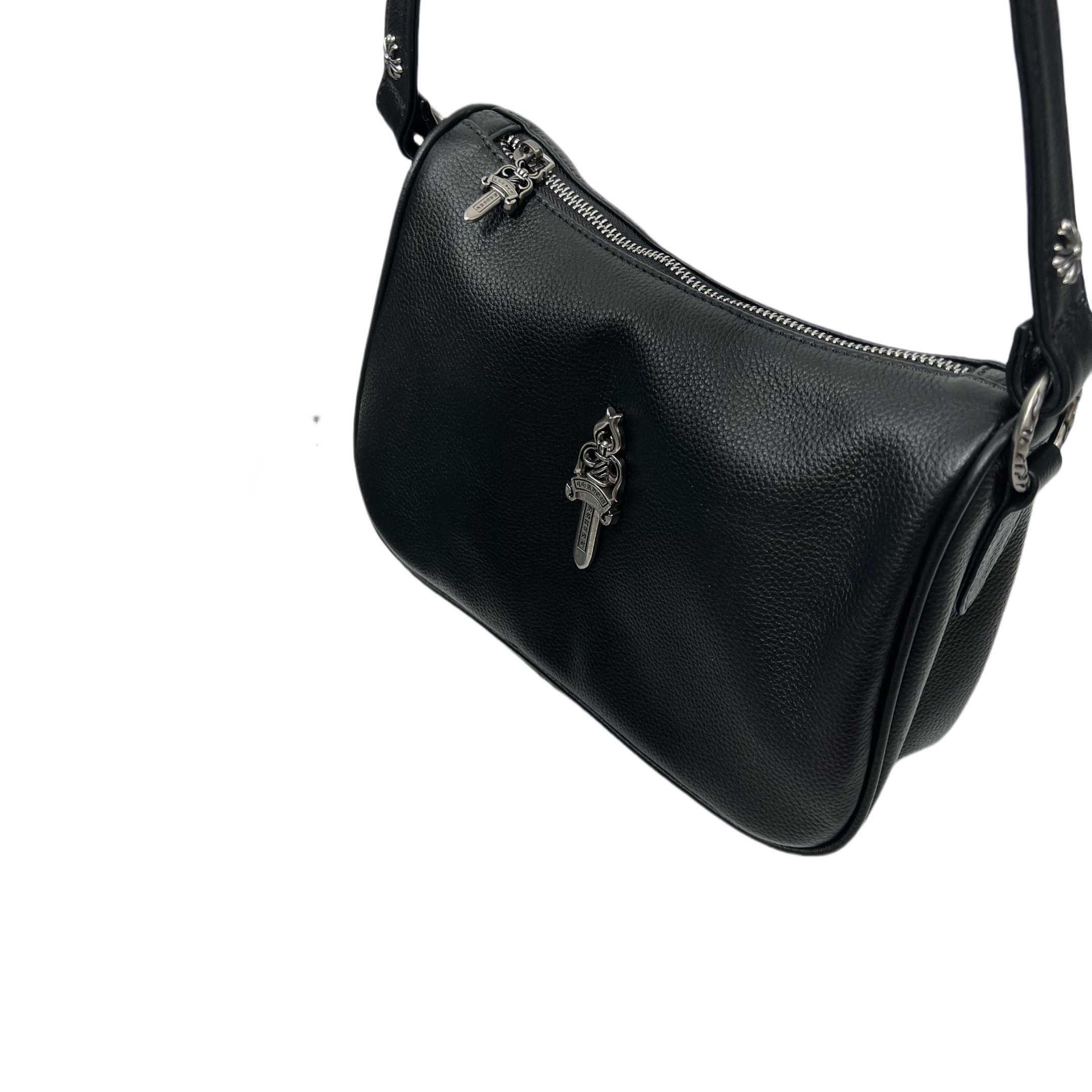 Chrome Heart Black Nugget Bag   25-16-9cm - EUR FASHION