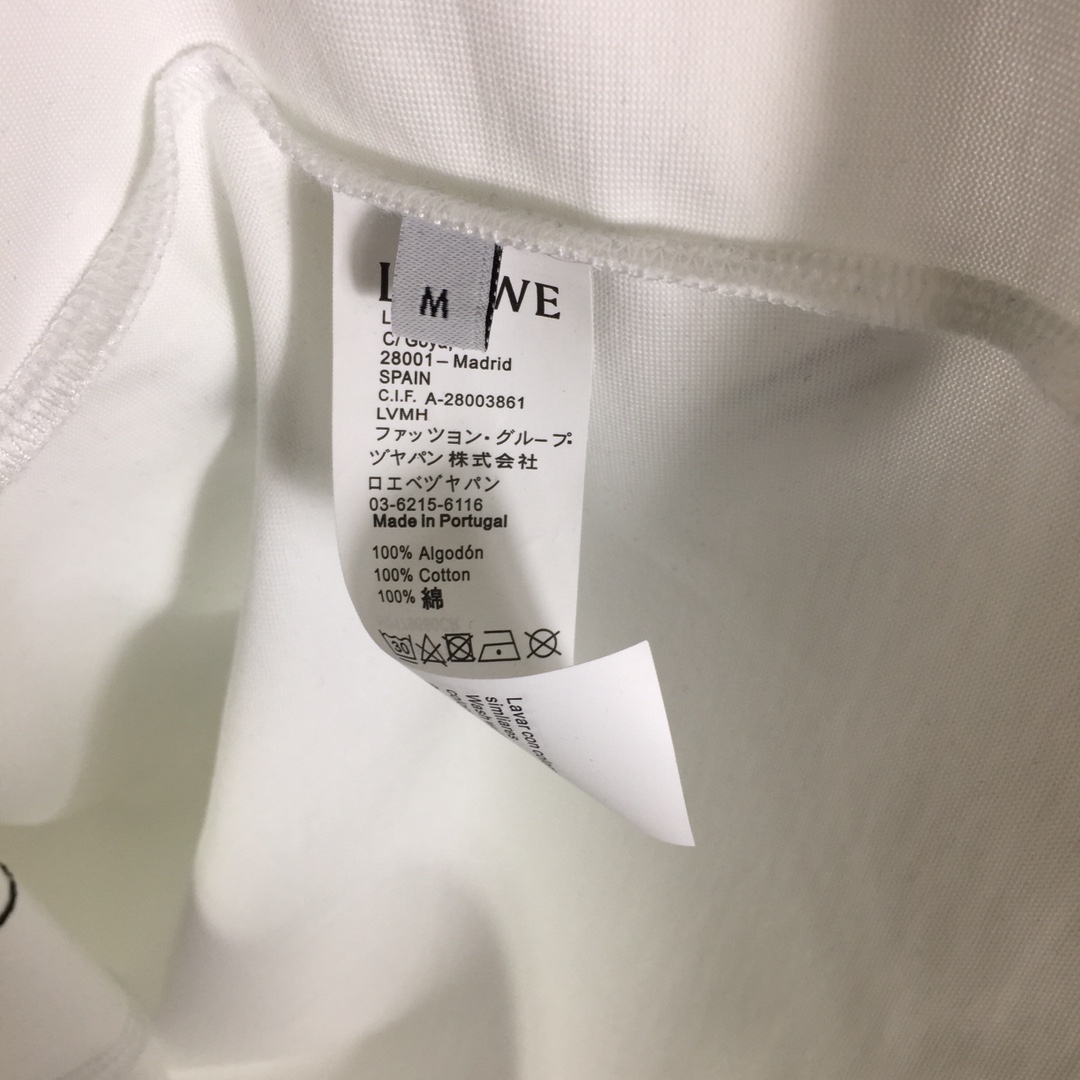 Loewe Logo Cotton T-shirt - EUR FASHION