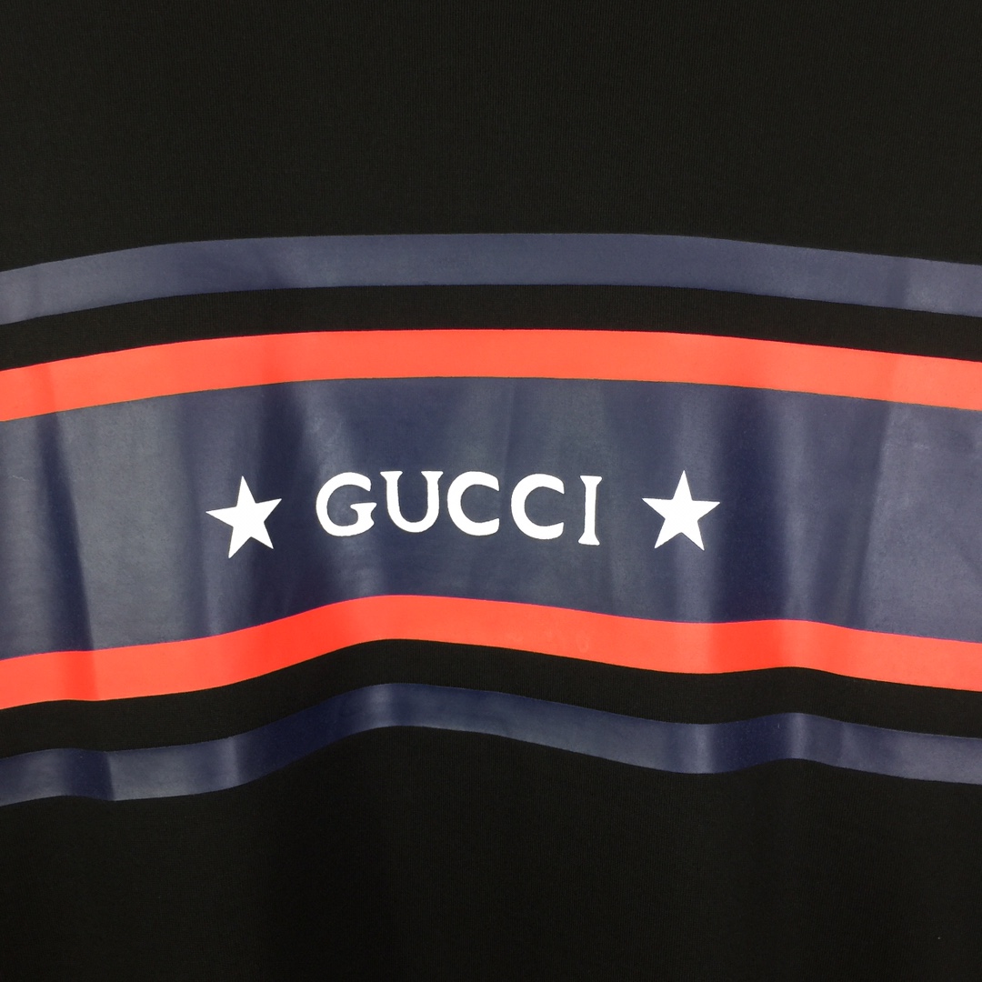 Gucci Cotton Jersey Printed T-shirt   - EUR FASHION