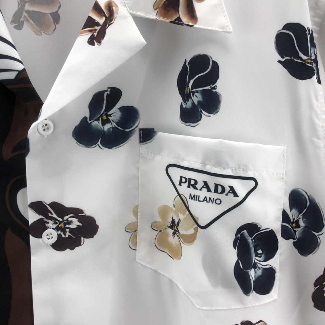 Prada Double Match Cotton Shirt - EUR FASHION