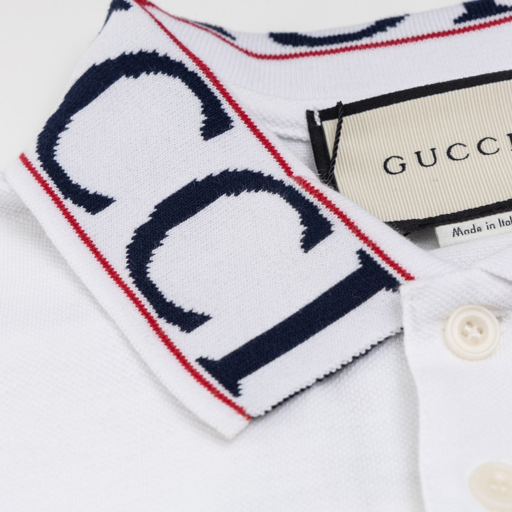 Gucci Cotton Jersey Polo Shirt - EUR FASHION