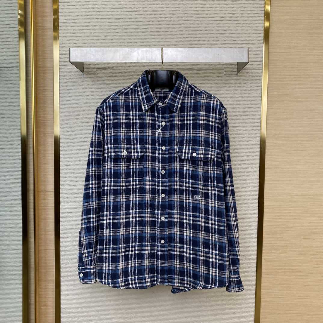 Celine Loose Lumberjack Shirt In Check Cotton - EUR FASHION