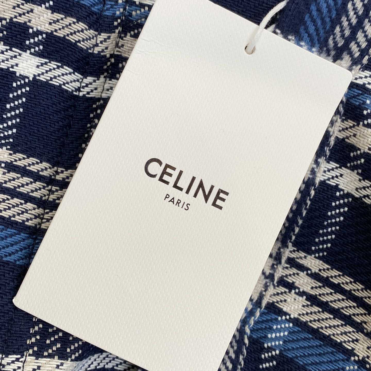 Celine Loose Lumberjack Shirt In Check Cotton - EUR FASHION