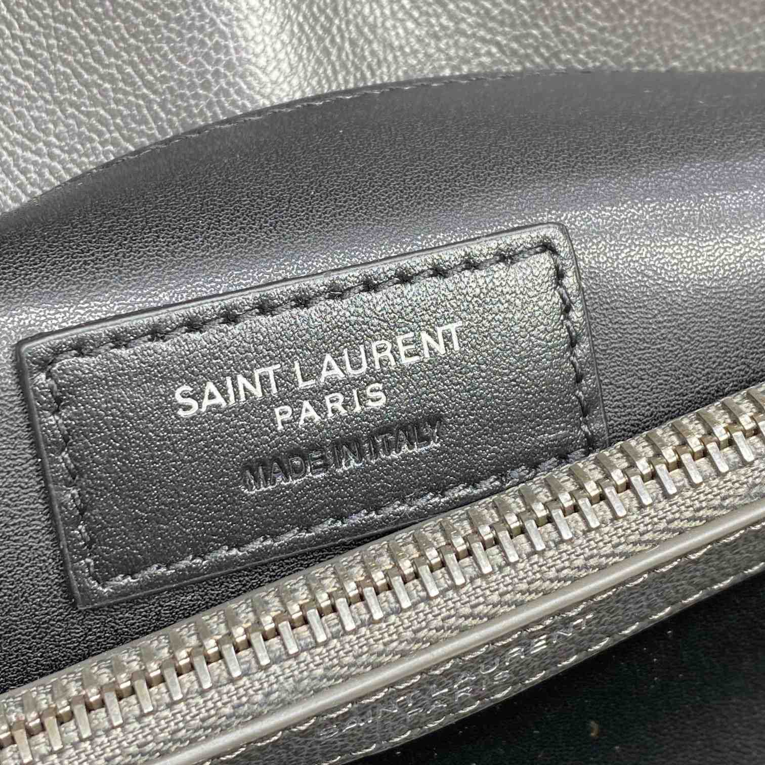 Saint Laurent Gray Matelassé Sheepskin Large College Bag  32cm - EUR FASHION