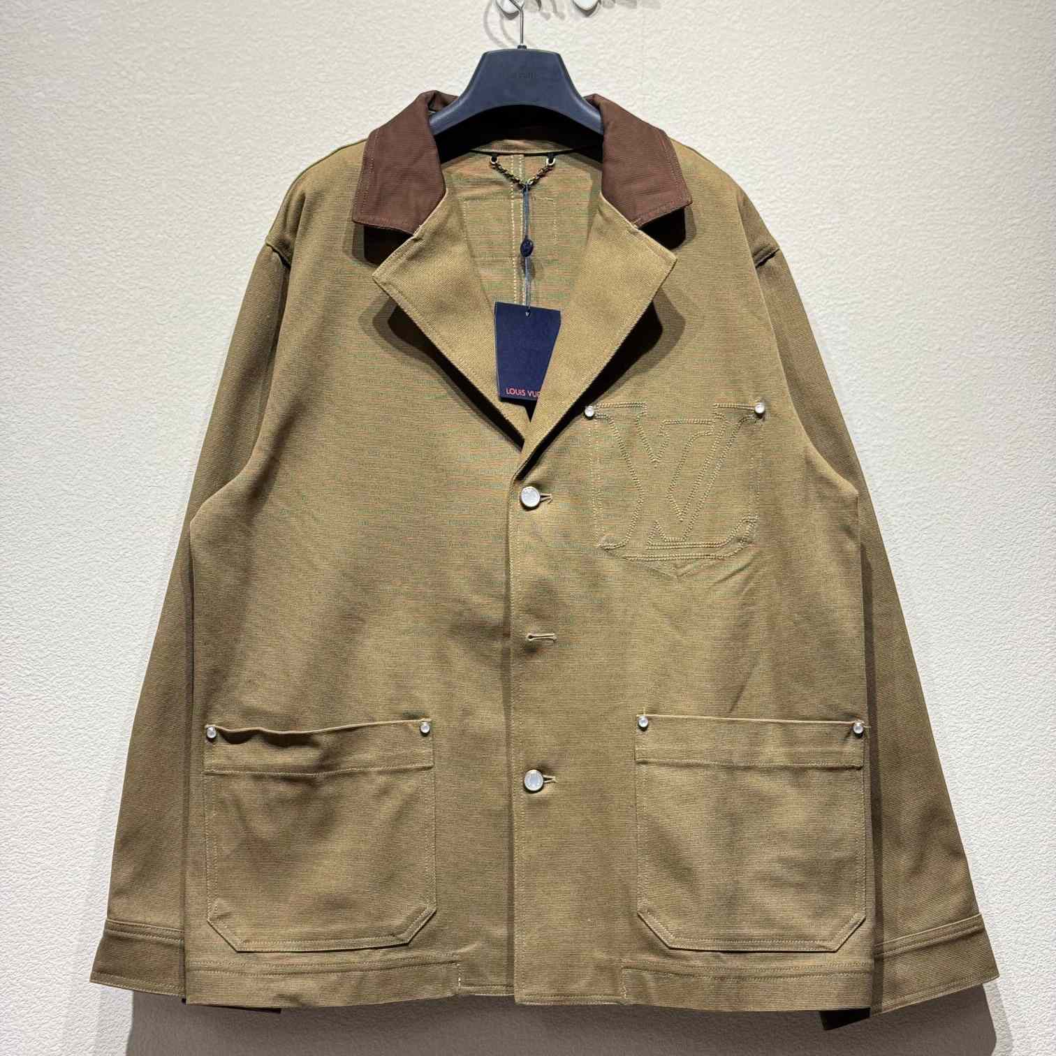 Louis Vuitton Tailored Workwear Cotton Canvas Jacket   1AGJ70 - EUR FASHION