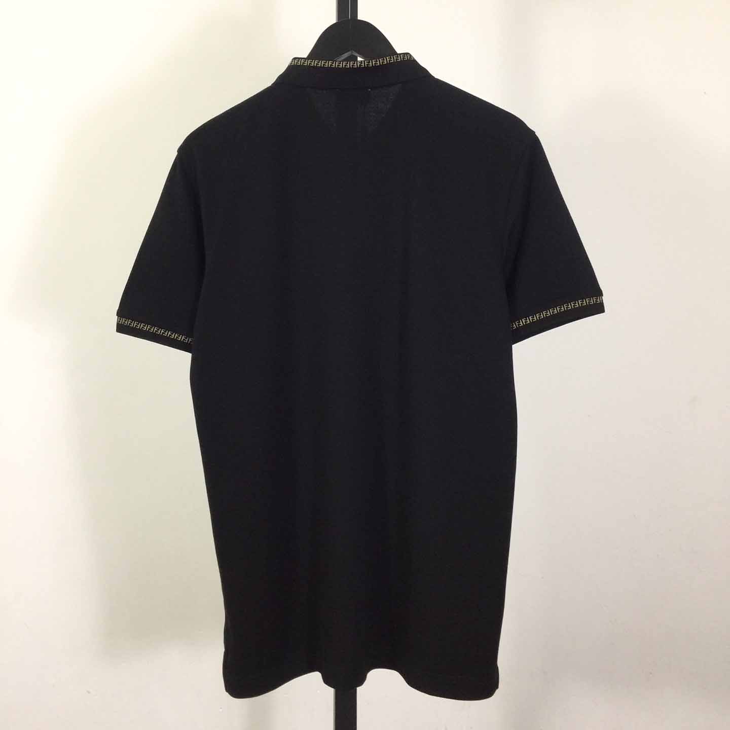 Fendi Logo Cotton Polo Shirt - EUR FASHION