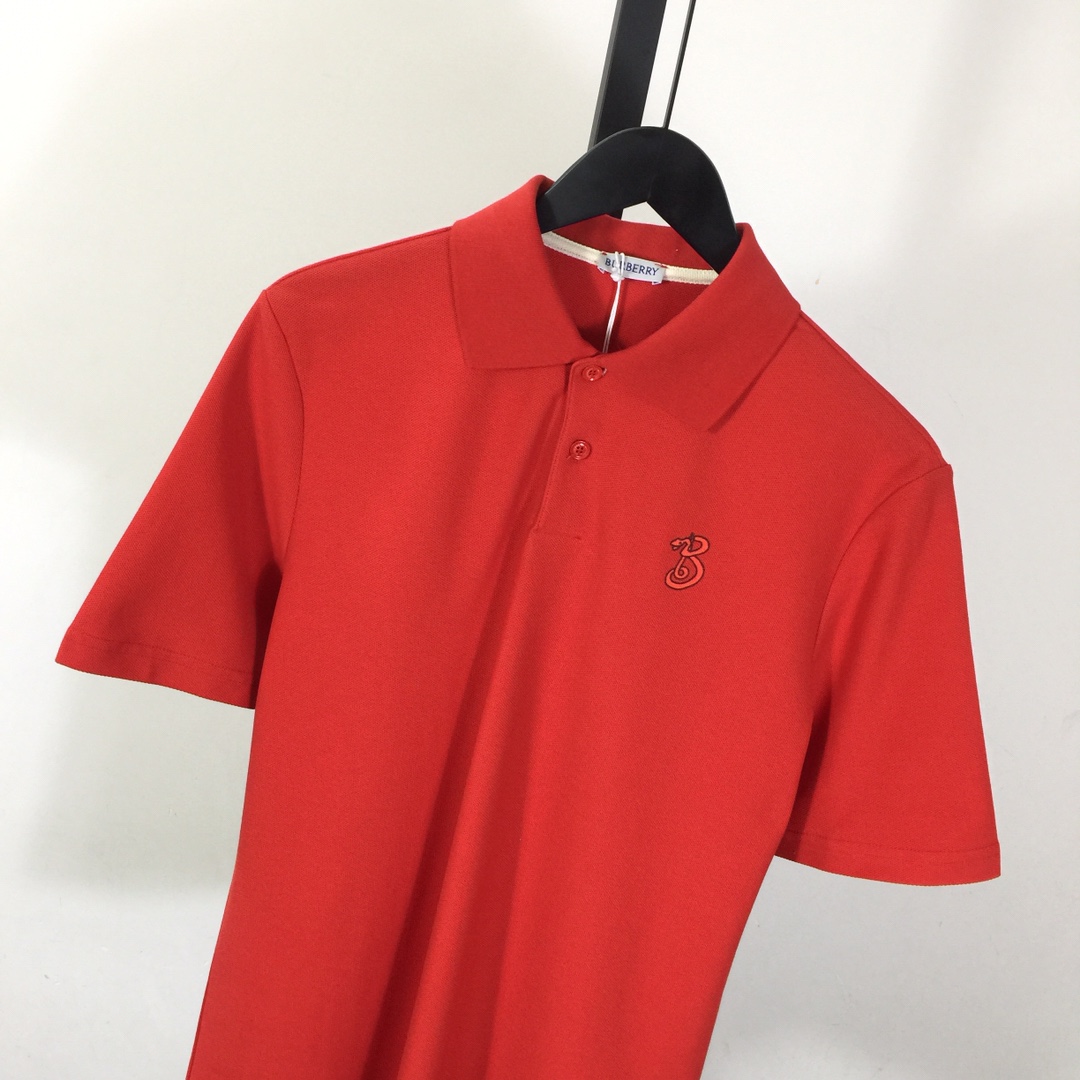 Burberry B Snake Cotton Polo Shirt - EUR FASHION