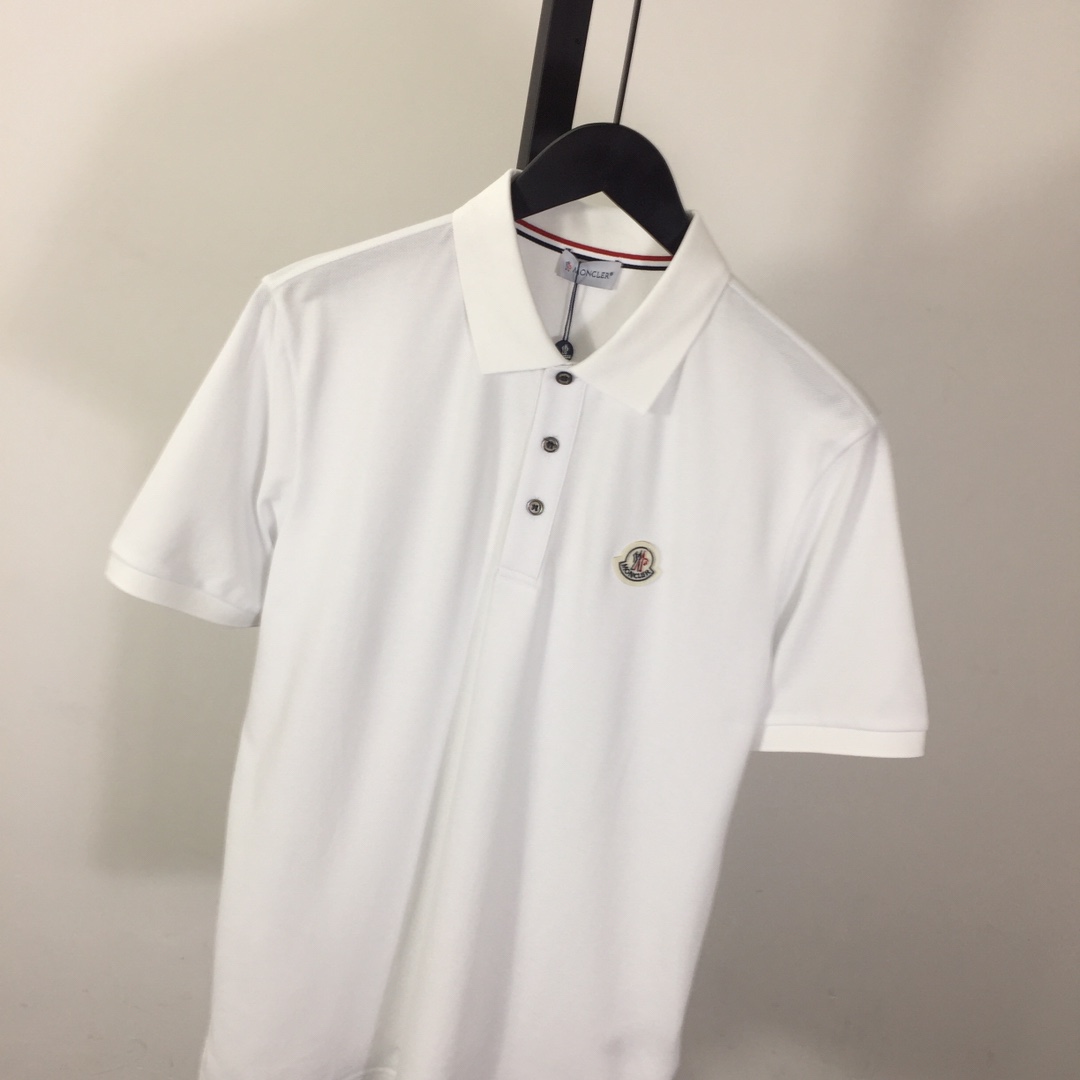 Moncler Logo Cotton Polo Shirt - EUR FASHION