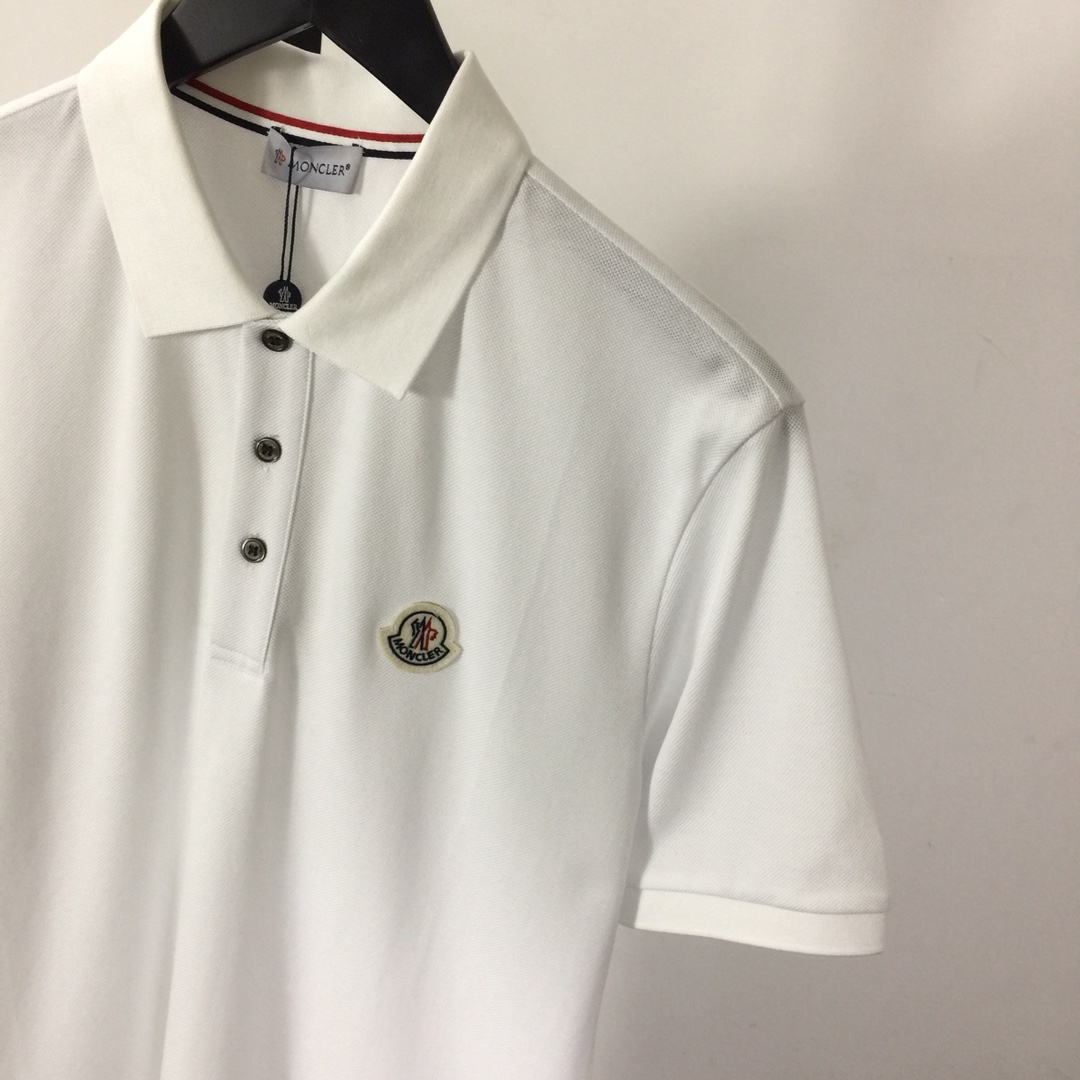 Moncler Logo Cotton Polo Shirt - EUR FASHION