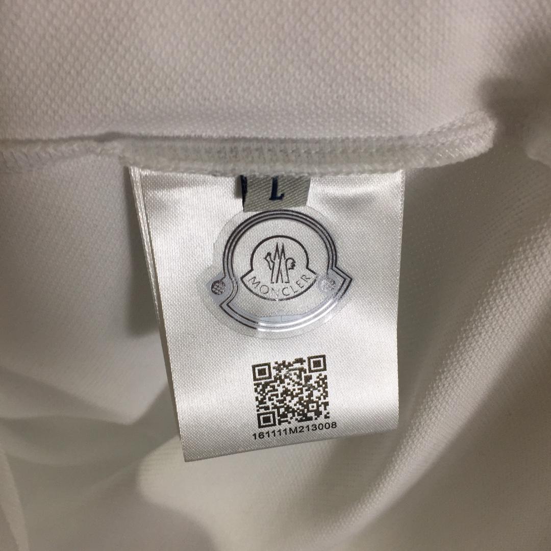 Moncler Logo Cotton Polo Shirt - EUR FASHION