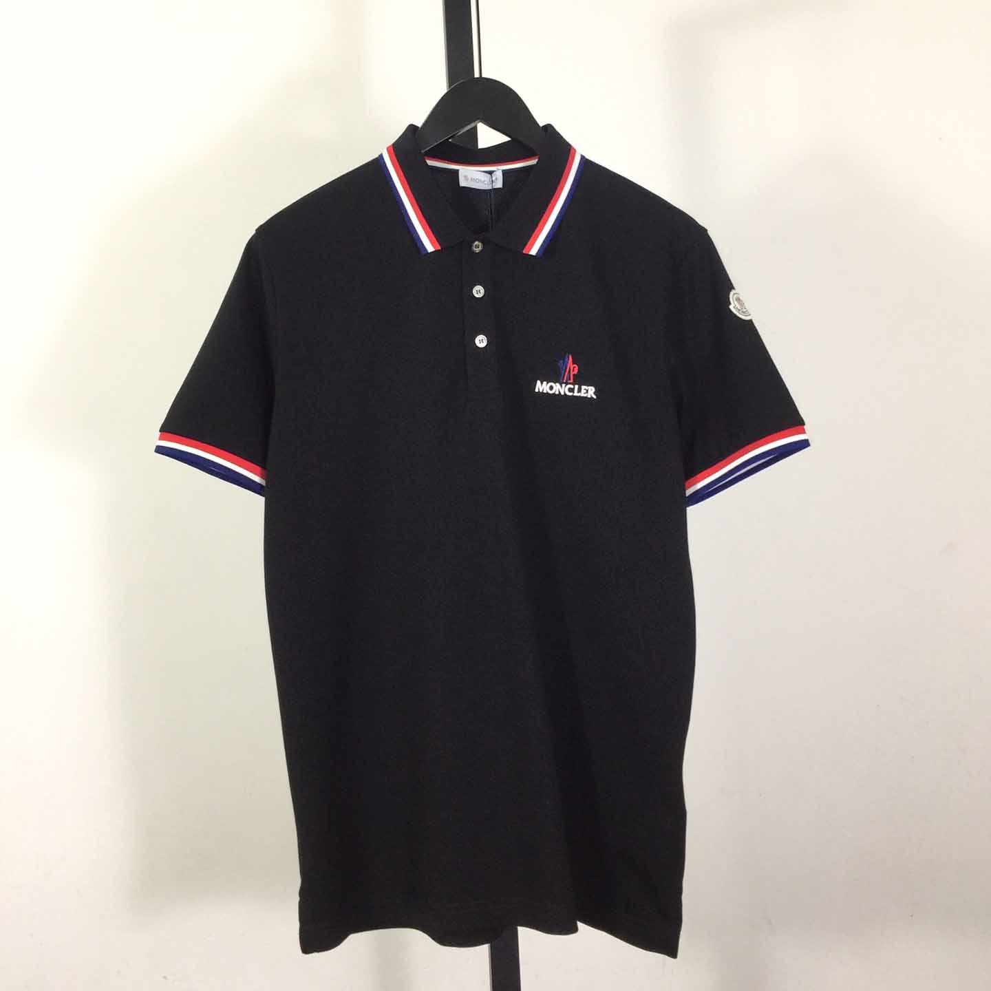 Moncler Logo Cotton Polo Shirt - EUR FASHION