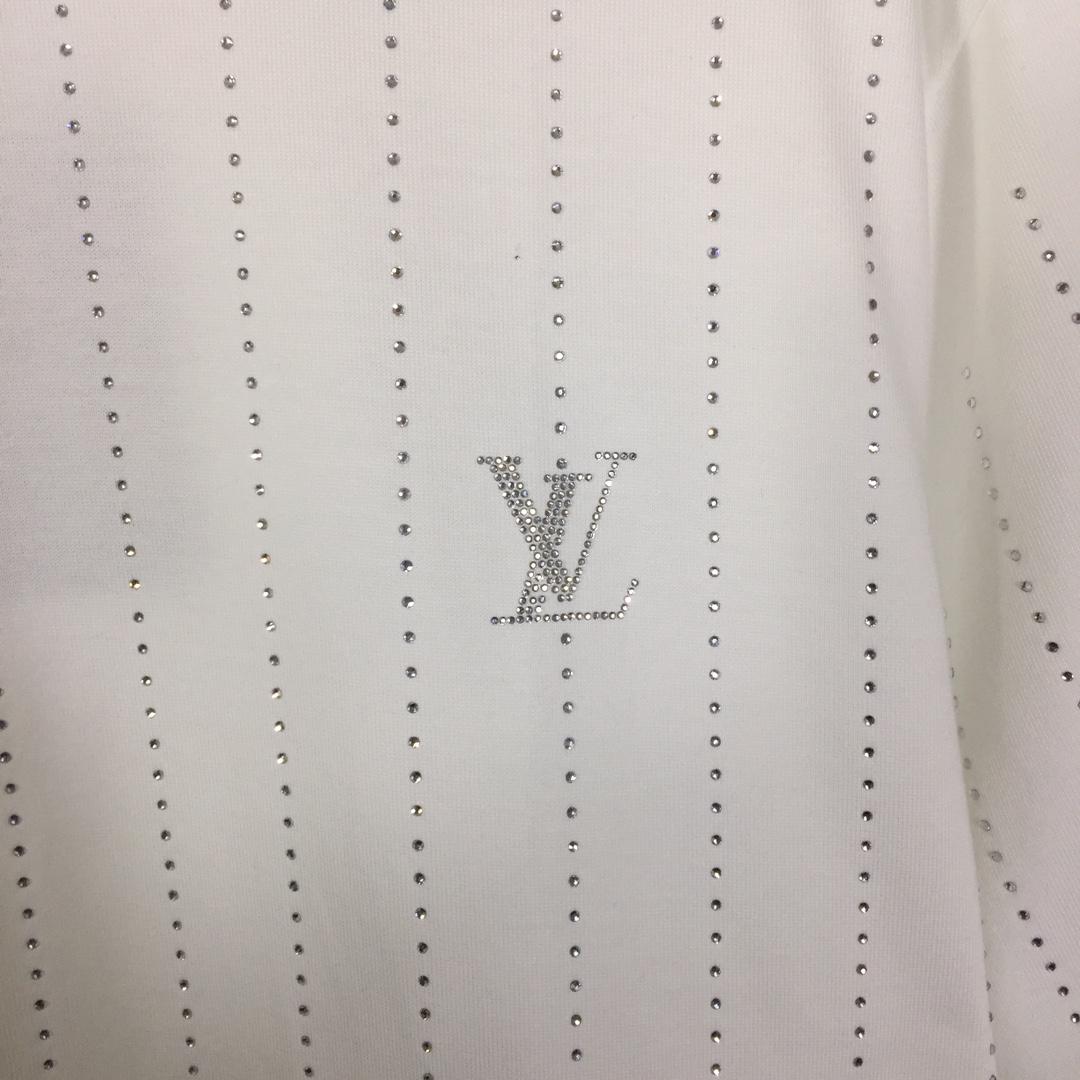 Louis Vuitton Cotton T-Shirt With Crystal - EUR FASHION