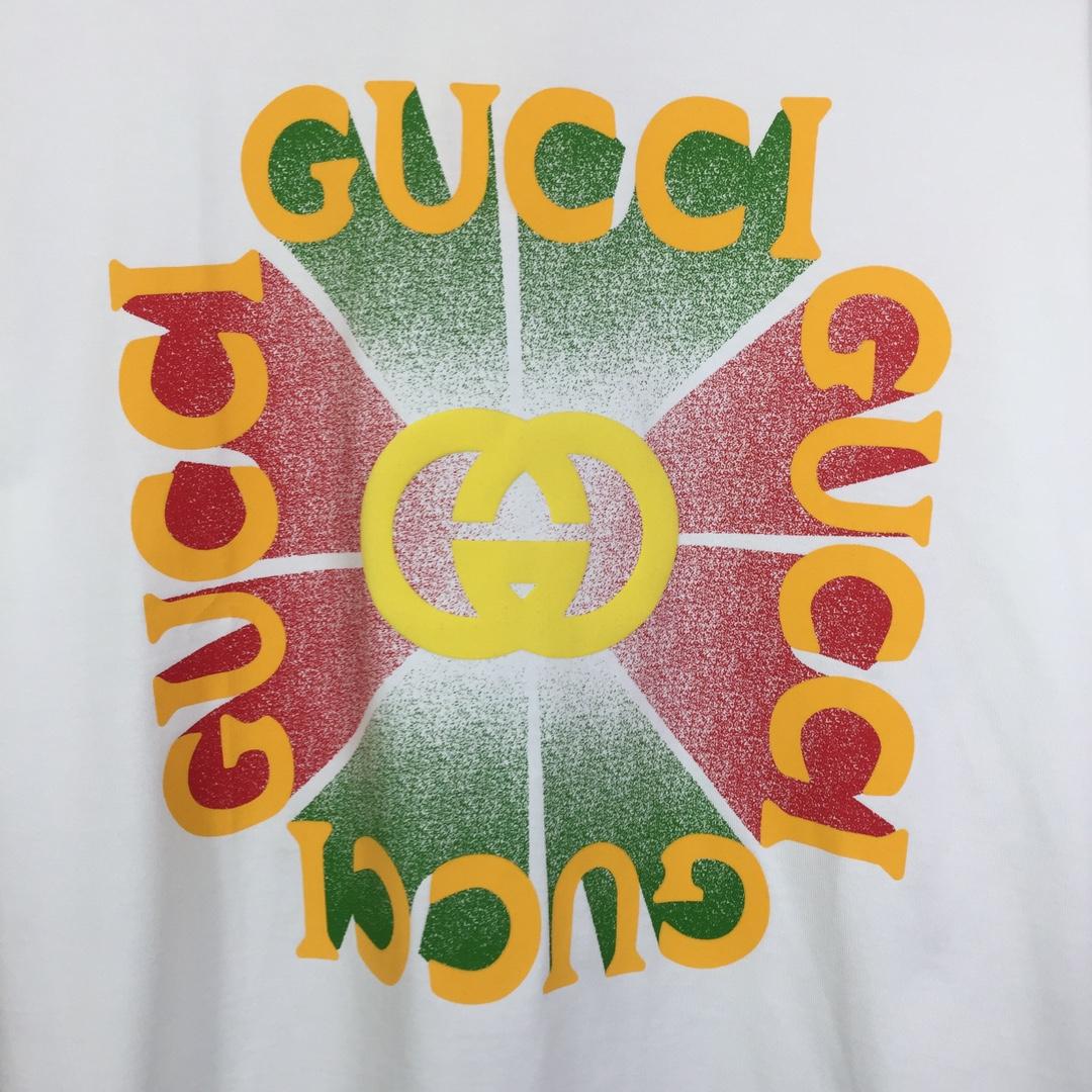 Gucci Cotton Jersey Printed T-shirt   - EUR FASHION