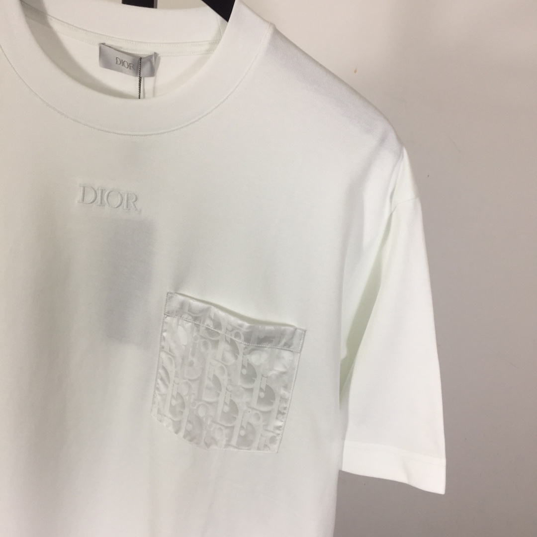 Dior Oblique Pocket T-Shirt  - EUR FASHION