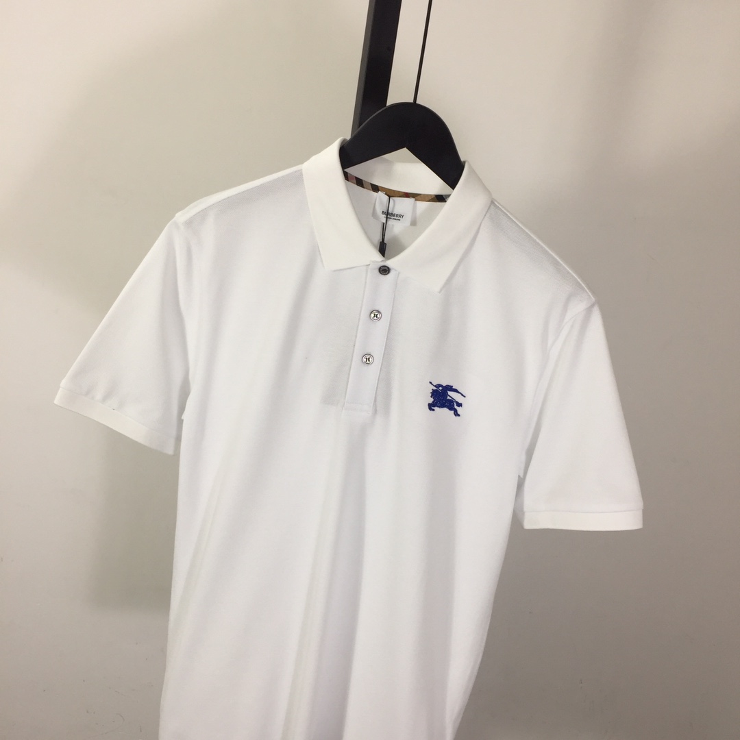 Burberry Logo Cotton Polo Shirt - EUR FASHION