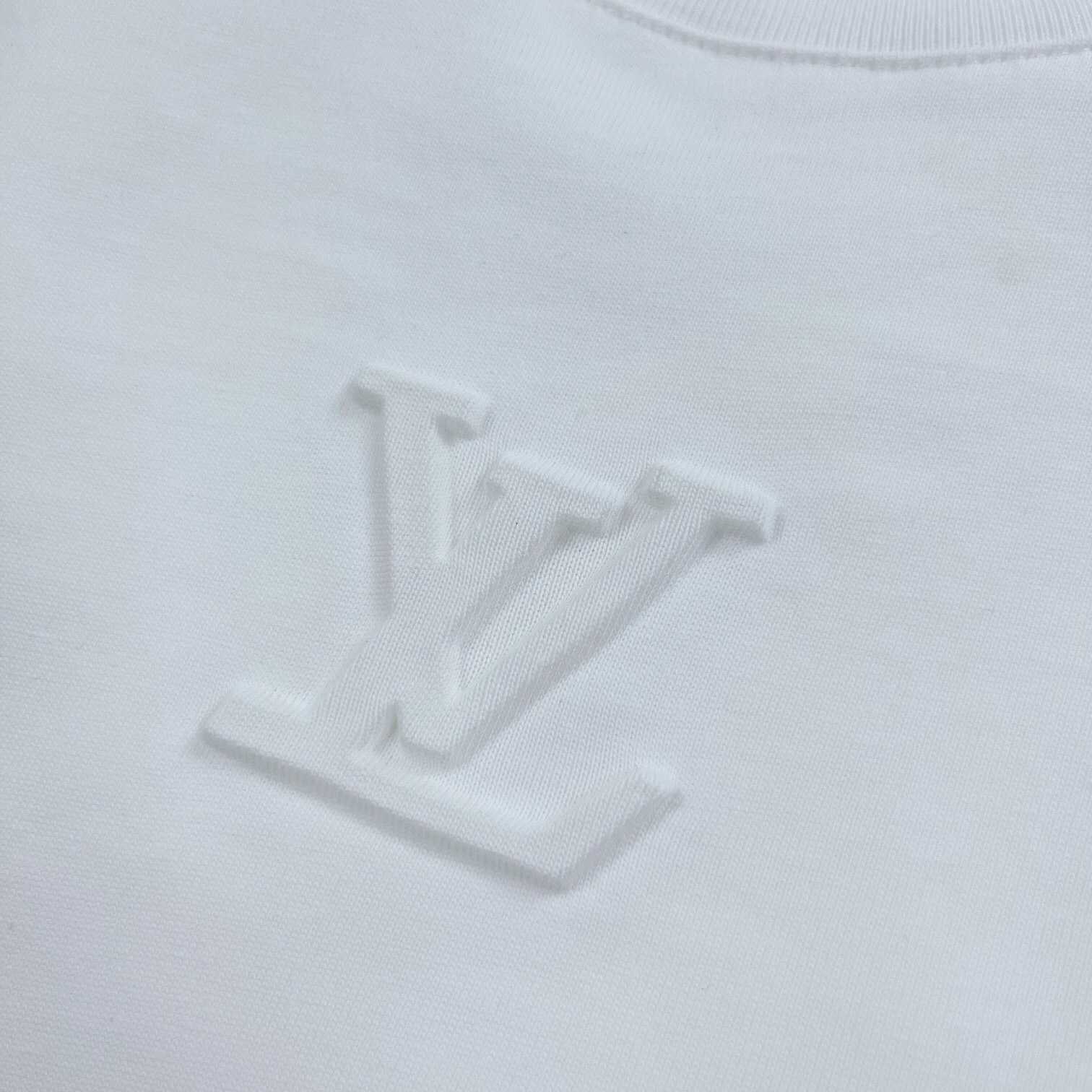 Louis Vuitton Logo Cotton T-Shirt    - EUR FASHION