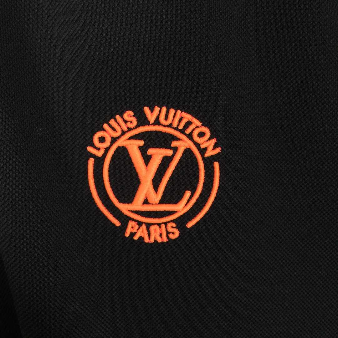 Louis Vuitton Short-Sleeved Cotton Polo Shirt    - EUR FASHION