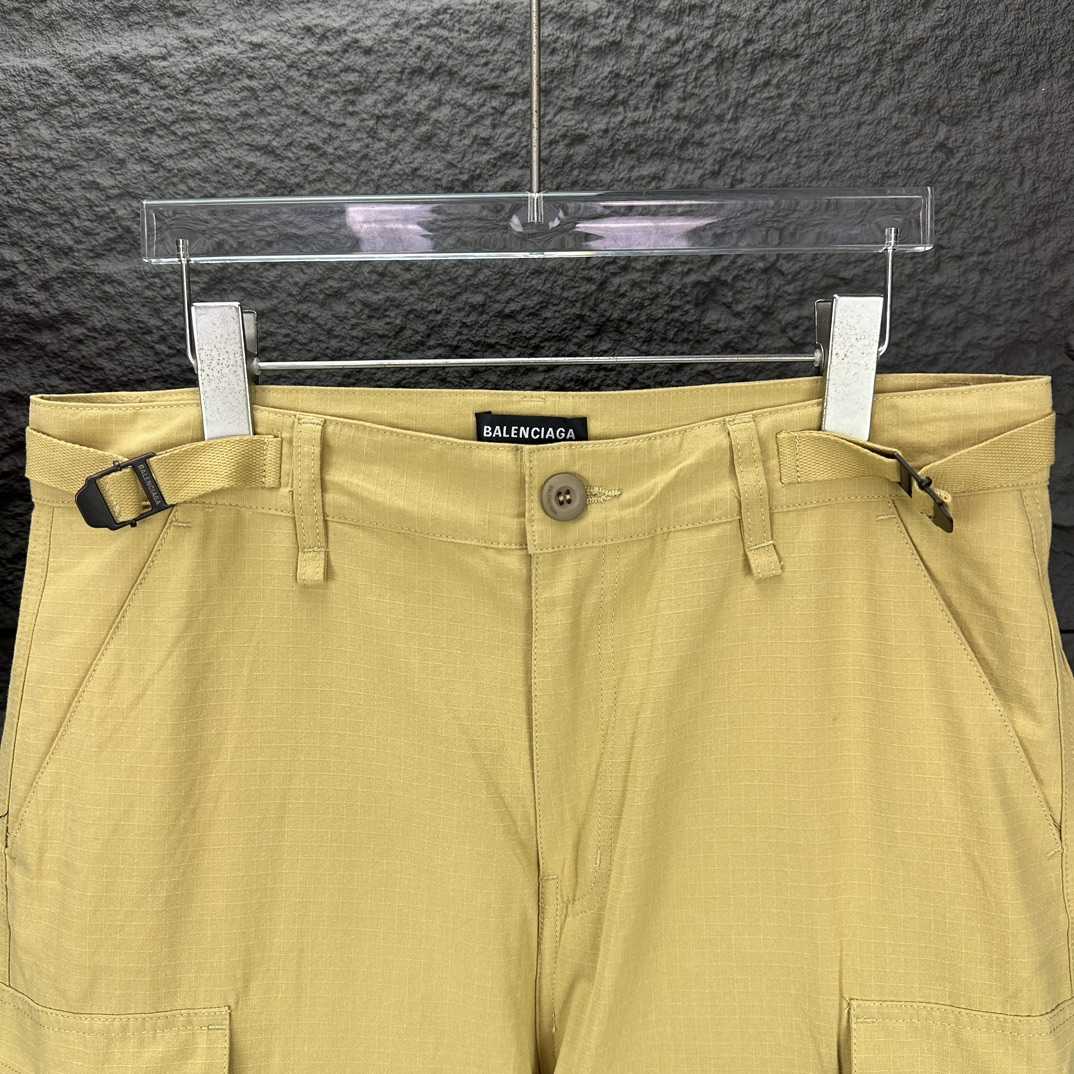 Balenciaga Patched Cotton Cargo Pants - EUR FASHION