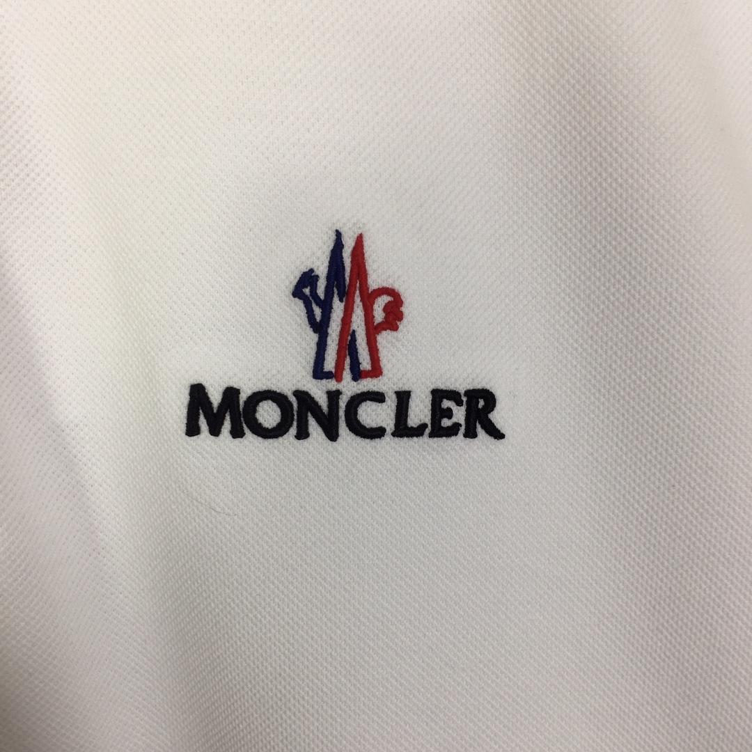 Moncler Logo Cotton Polo Shirt - EUR FASHION