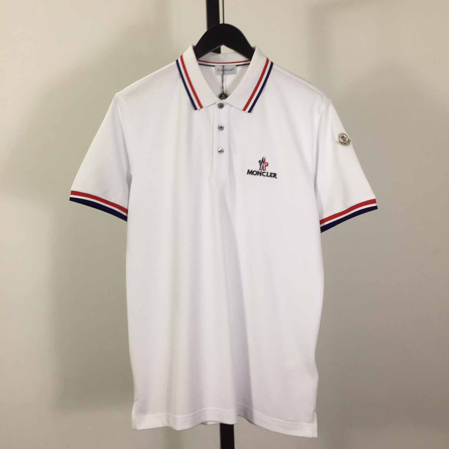 Moncler Logo Cotton Polo Shirt - EUR FASHION