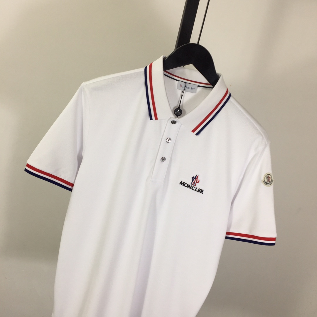 Moncler Logo Cotton Polo Shirt - EUR FASHION