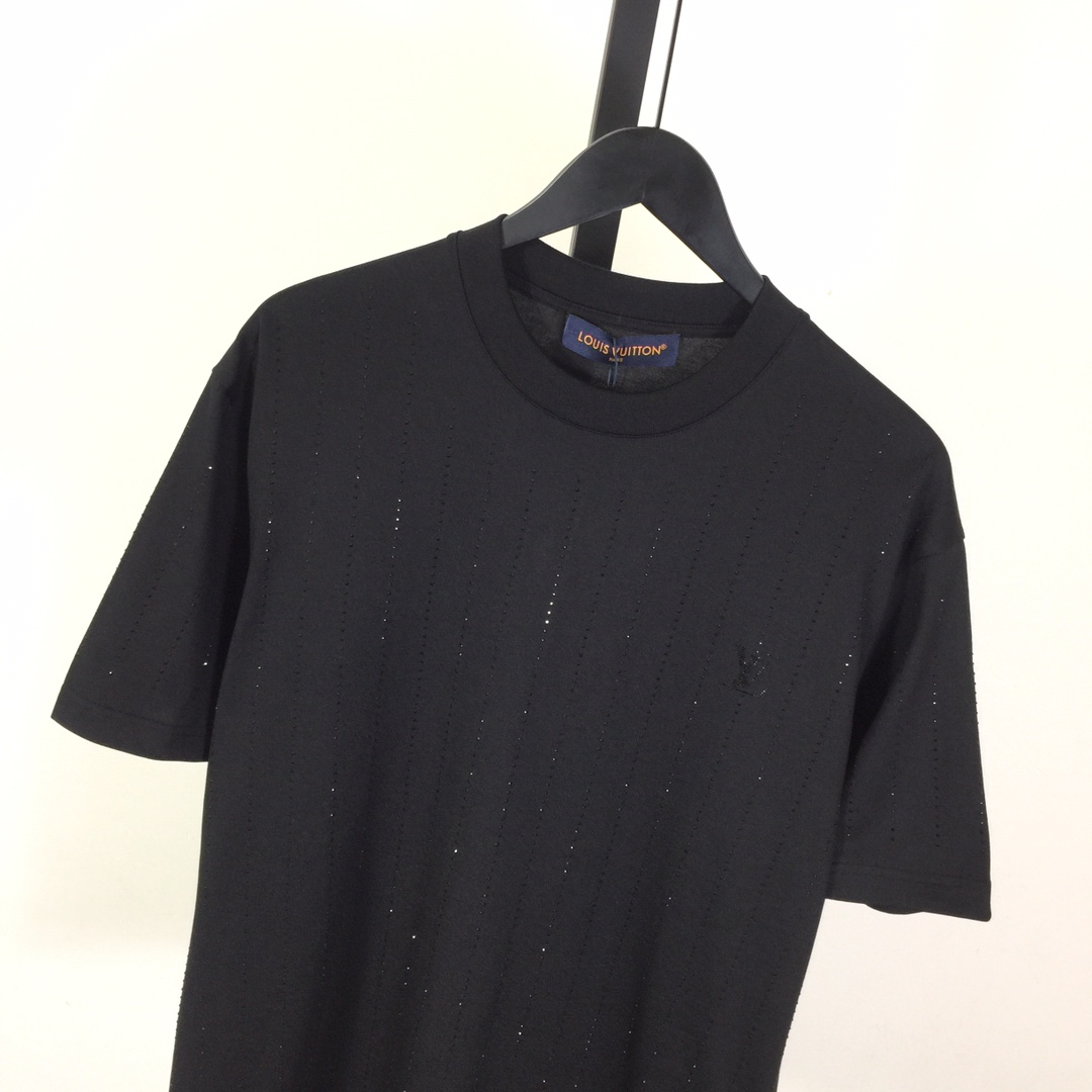 Louis Vuitton Cotton T-Shirt With Crystal - EUR FASHION