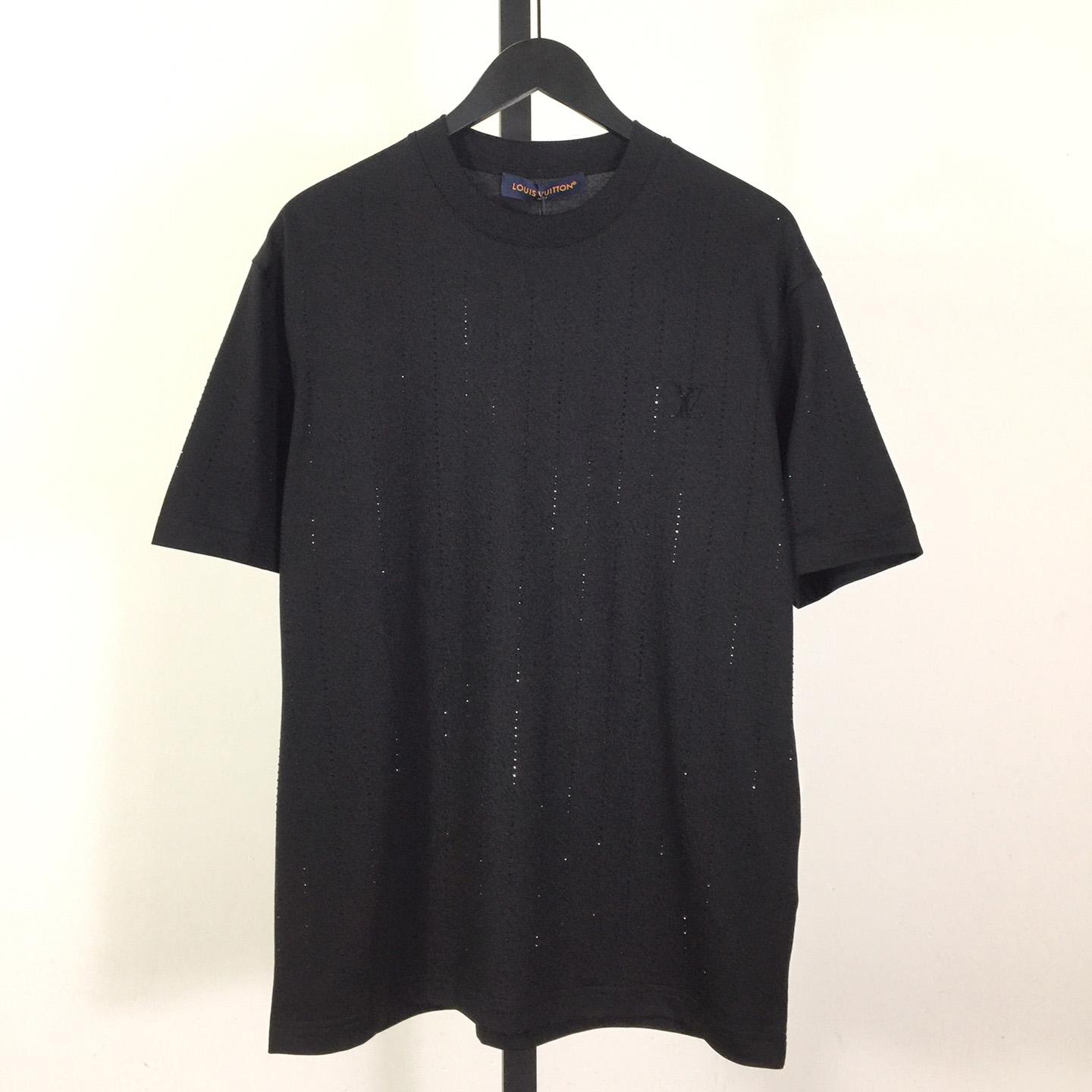 Louis Vuitton Cotton T-Shirt With Crystal - EUR FASHION