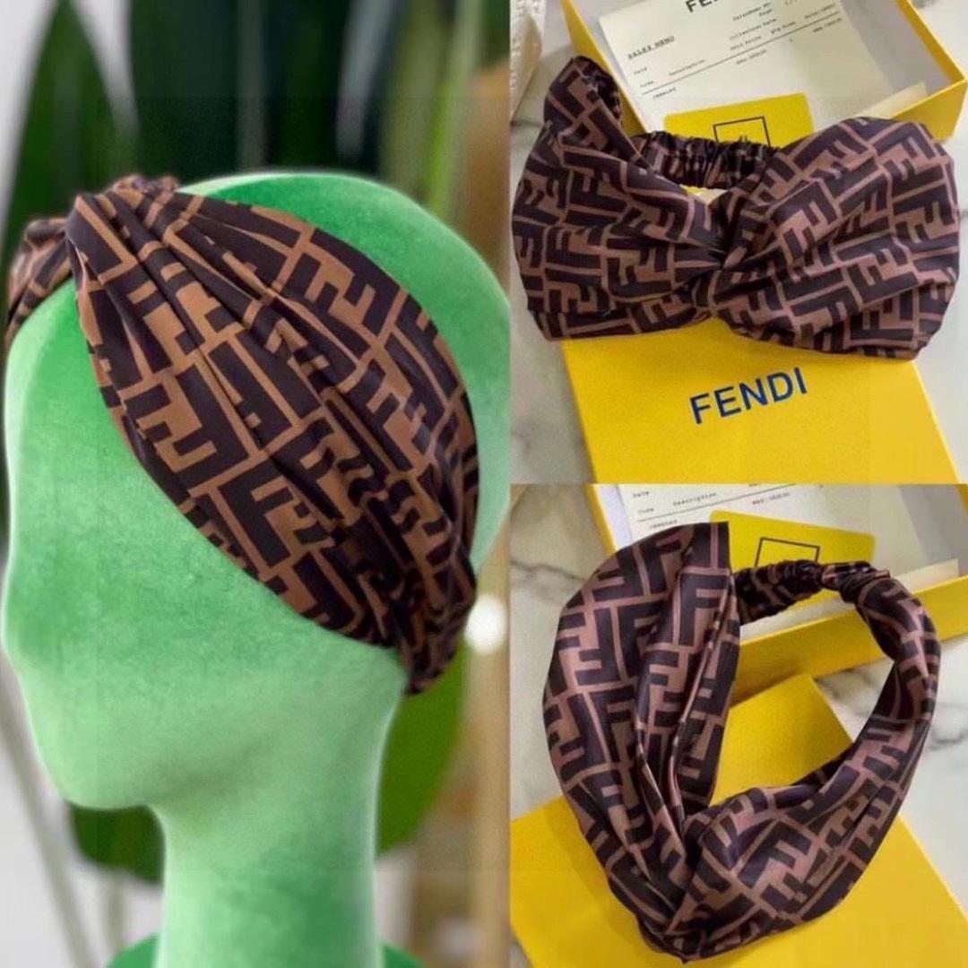 Fendi Logo Printed Headband - EUR FASHION