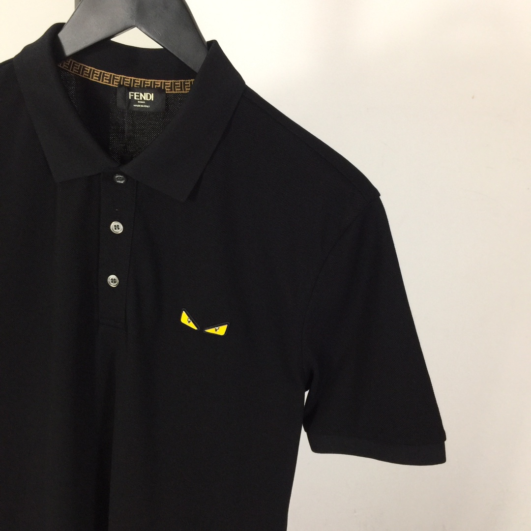 Fendi Logo Cotton Polo Shirt - EUR FASHION