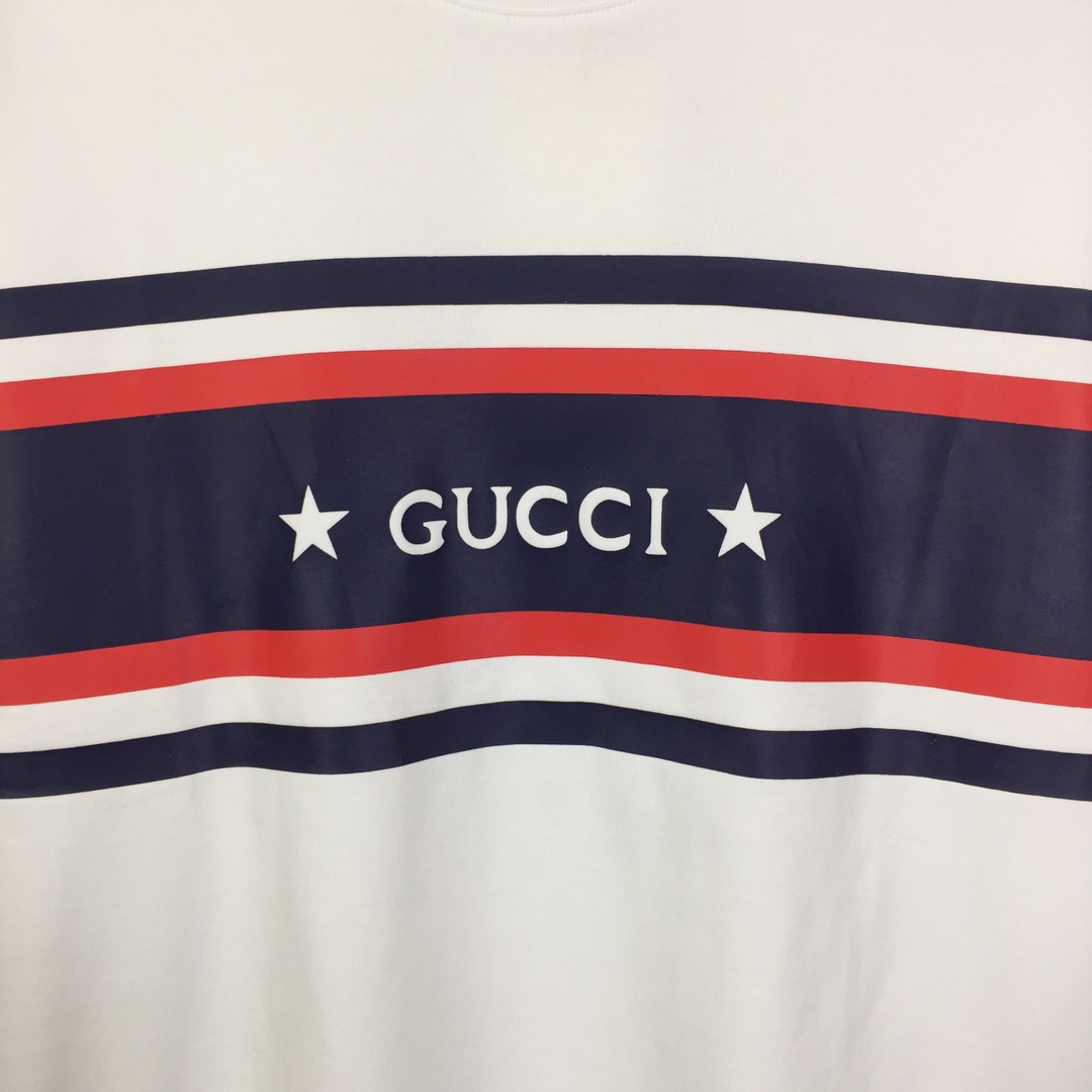 Gucci Cotton Jersey Printed T-shirt   - EUR FASHION