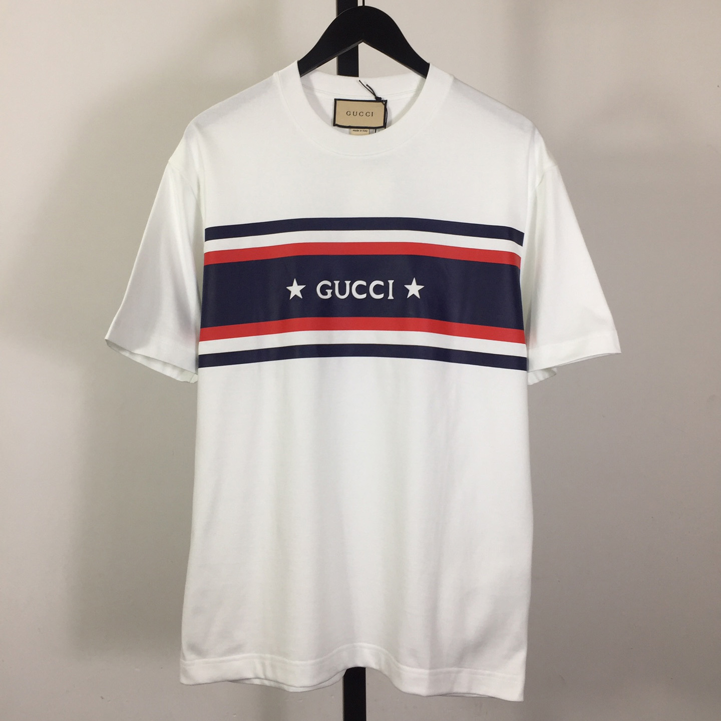 Gucci Cotton Jersey Printed T-shirt   - EUR FASHION