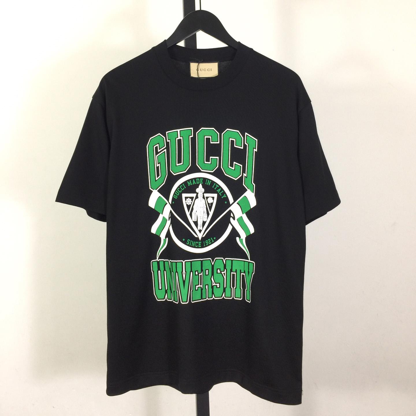 Gucci Cotton jersey printed T-shirt   - EUR FASHION