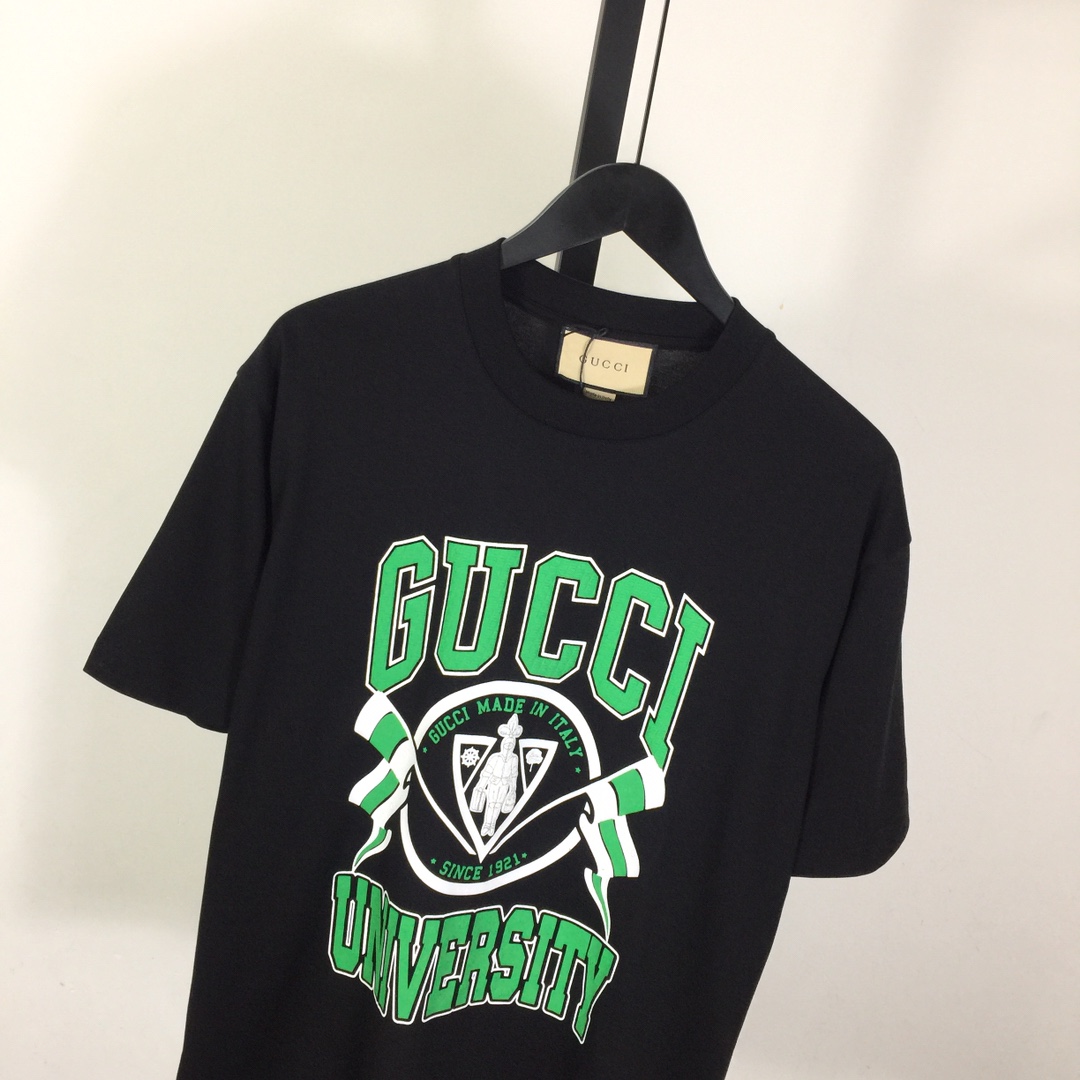 Gucci Cotton jersey printed T-shirt   - EUR FASHION