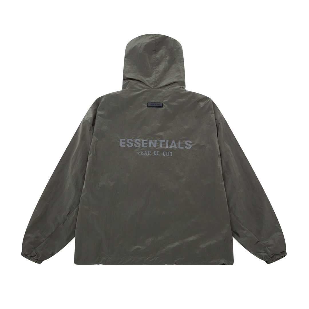 Fear Of God Essential Crinkle Nylon Jacket - EUR FASHION