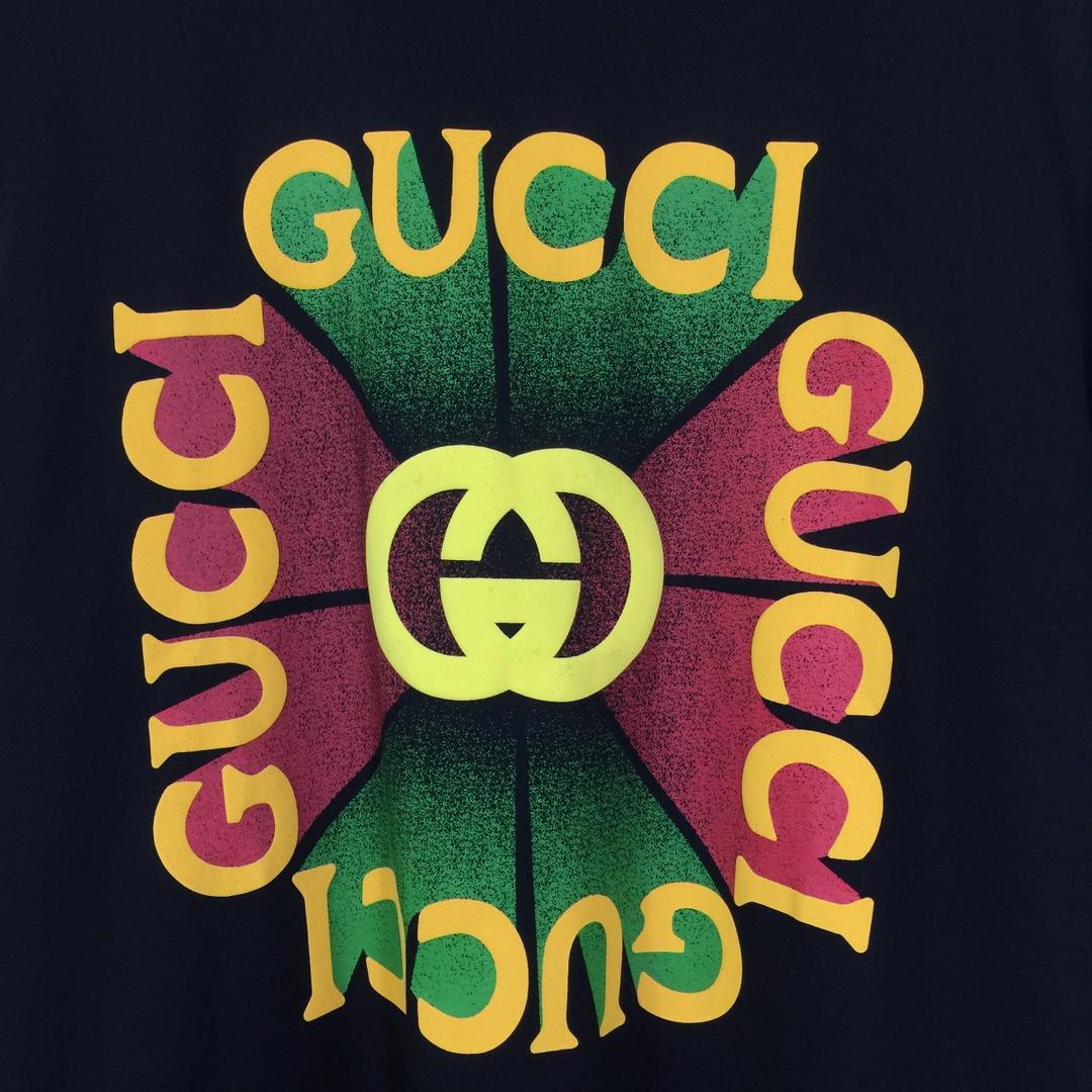 Gucci Cotton Jersey Printed T-shirt   - EUR FASHION